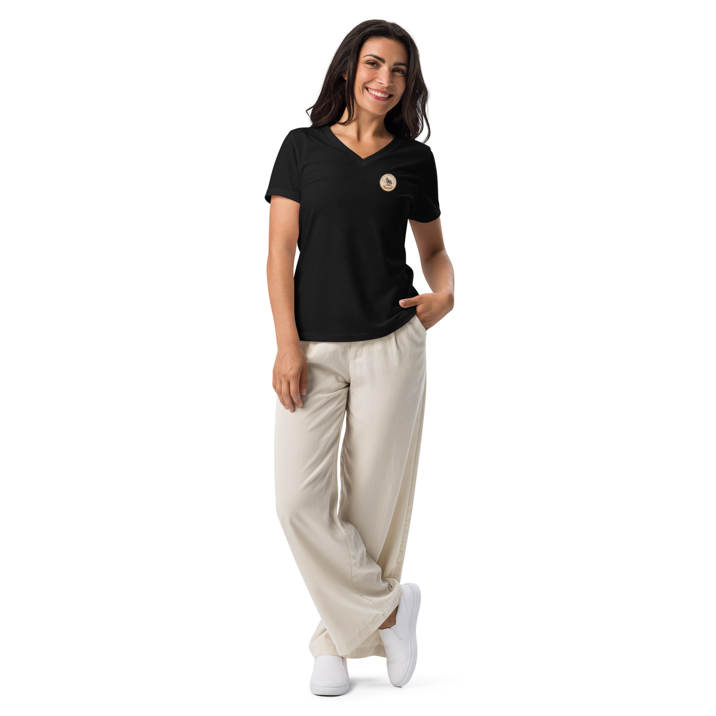 Women’s relaxed v-neck t-shirt
